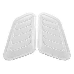 Entrada De Ar Esportivo Universal Capô Branco Scoop Tomada M