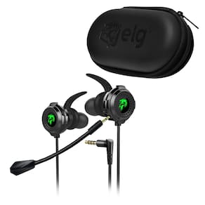 Fone De Ouvido Gamer ELG Zahhak Com Microfone + Luvinhas de Dedo Gamer EPZHBK