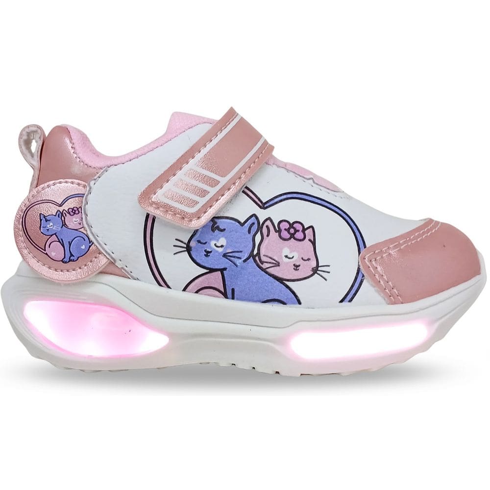 MP2531 - Tenis Infantil Led Mini-pé Gatinho