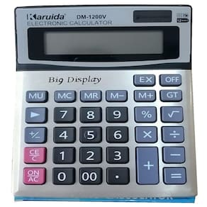 Calculadora Eletrônica Comercio Mesa 12 Dígitos Dm-1200V