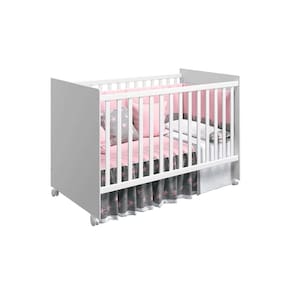 Berço Americano Tico - Reller - 100% MDF, com rodízios