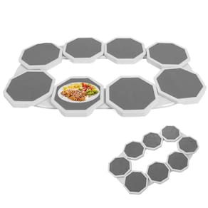 Plataforma Giratoria Bandeja 360 Graus Pratos Mesa de Jantar Bebida Comida Refeiçao Casa Hotel Restaurante Casa Evento Reuniao