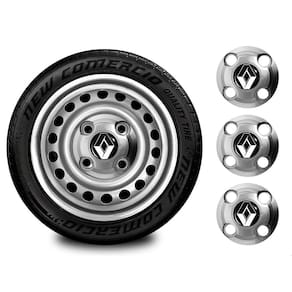 Kit Calotinha Renault Logan Aro 13-15 Prata 4 Furos