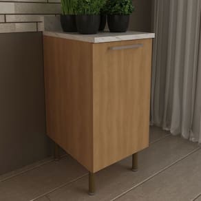 Balcão para Cozinha 40cm 1 Porta Freijó CZ3129