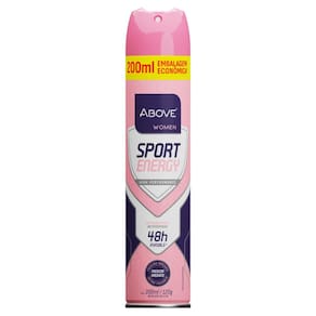 Desodorante Above Women Antitranspirante Sport Energy Spray 200ml