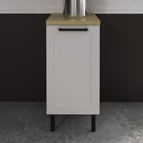 Balcão para Cozinha 40cm 1 Porta MDF Branco CZ3303