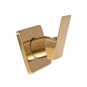 Acabamento de Misturador Quadrado para Banheiro Oiapoque - Pingoo.casa - Dourado