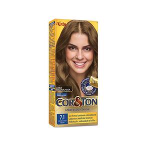 Coloração Niely Cor&Ton Louro Médio Cinza 7.1