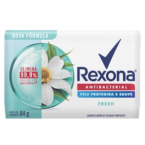 Sabonete em Barra Rexona Antibacterial Fresh com 84g