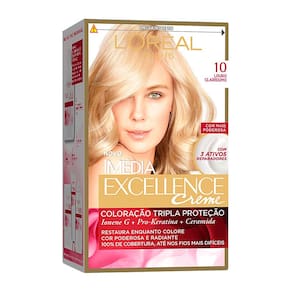 Tintura Creme Imédia Excellence L`oréal Louro Claríssimo 10 Kit