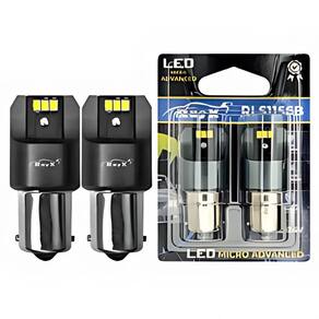Par Lâmpadas Ré LED 1156 (P21W) 12/24?V 3W 6LED Canbus