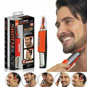 Máquina de Cortar Cabelo 6 em 1 Sem Fio com LED