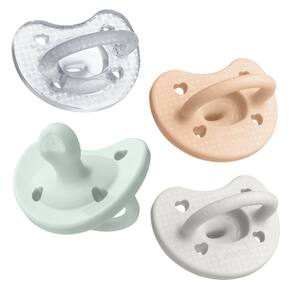 Chupeta Chicco PhysioForma Luxe Silicone 0-6 m multicolorida, pacote com 4