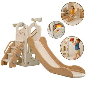 Playground Infantil Multifuncional 4 Em 1 Bege - Importway