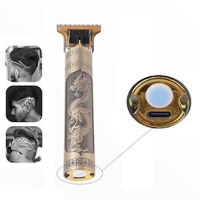 Máquina de Cortar Cabelo Dragão - USB Recarregável