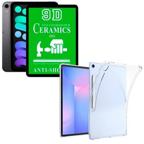 Capa Capinha Para Galaxy Tab S10 Fe 10.9 + Película de Cerâmica 9D - Armyshield