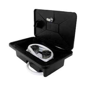Caixa de Chuveiro Externo Seaflo C/ Mangueira Motorhome Multiuso