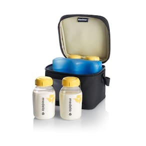 Bolsa térmica Medela com frascos de 150 ml sem BPA, conjunto de 4