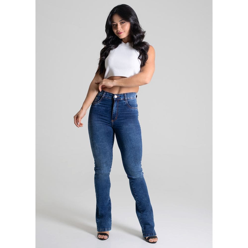 Calça Jeans Boot Cut Sawary - 279636