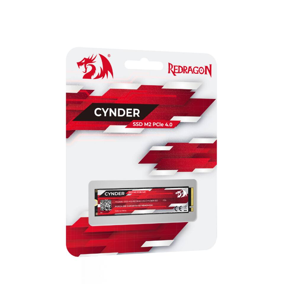 SSD M.2 Redragon Cynder PCIe 4.0 | Casas Bahia