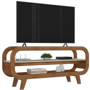 Rack Theo para TV até 60 Polegadas Artely Cor Cinamomo Off White