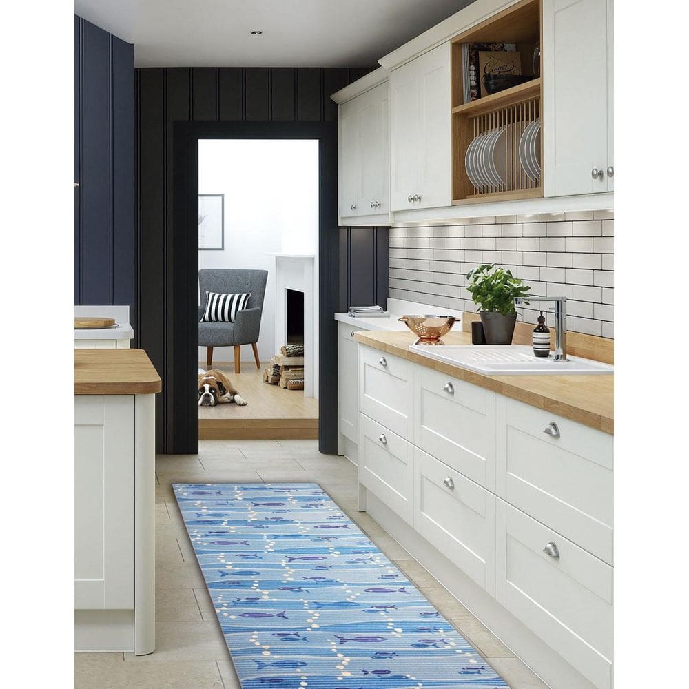 Tapete Passadeira Emborrachada Pvc Antiderrapante 0,65X5,00M