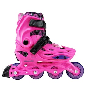 Patins Infantil Freemix Rosa - 68/70mm Ou 70/72mm Abec-9 Tamanho:g