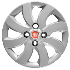 Jogo 4 Calotas Aro 14 Fiat Palio Attractive Prata