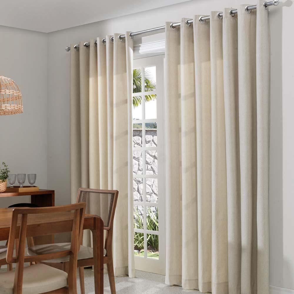 Cortina Decorativa Decotherm Corta-Luz Napoles D 200x230cm - Dohler