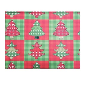 Kit 4 Jogos Americanos Retalho Árvore De Natal 43cmx34cm