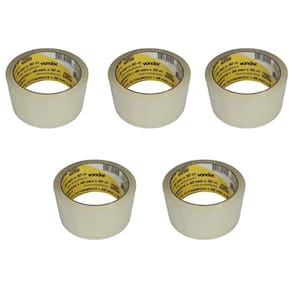 5 Fitas Adesivas Transparente 48Mm X 50M - Vonder