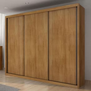 Guarda Roupa Casal Ambiente Palazzo 3 Portas 6 Gavetas Cumaru 23 - Novo Horizonte