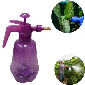 Pulverizador Pressão Manual 1,6 L Bico Regulàvel Para Plantas Jardim E Limpezas Roxa