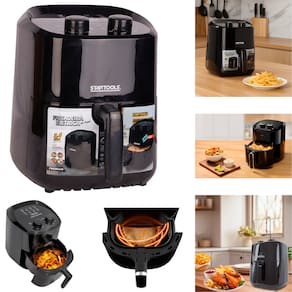 Fritadeira Elétrica Sem Óleo Antiaderente Air Fryer Preto 127V 3,4 Litros