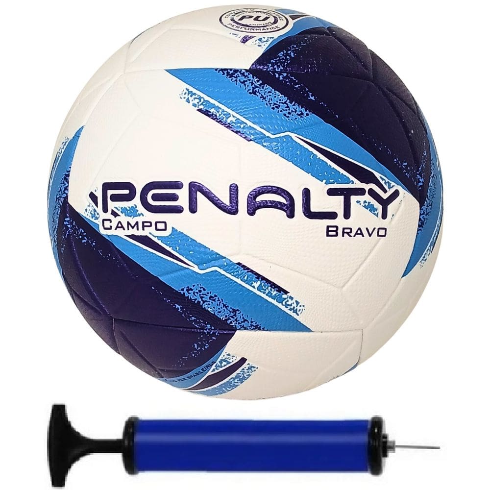 Bola Campo Penalty Bravo + Bomba de Ar