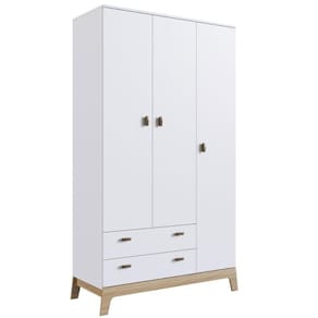 Guarda-Roupas Infantil 03 Portas e 02 Gavetas Branco Itapuã