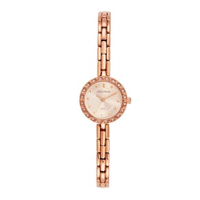 Relógio MONDAINE feminino analógico rosê strass 32748LPMVRM3