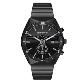 Relógio MONDAINE masculino cronógrafo preto 32879GPMVPE2