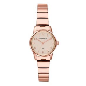 Relógio MONDAINE feminino analógico rosê 32693LPMVRE3