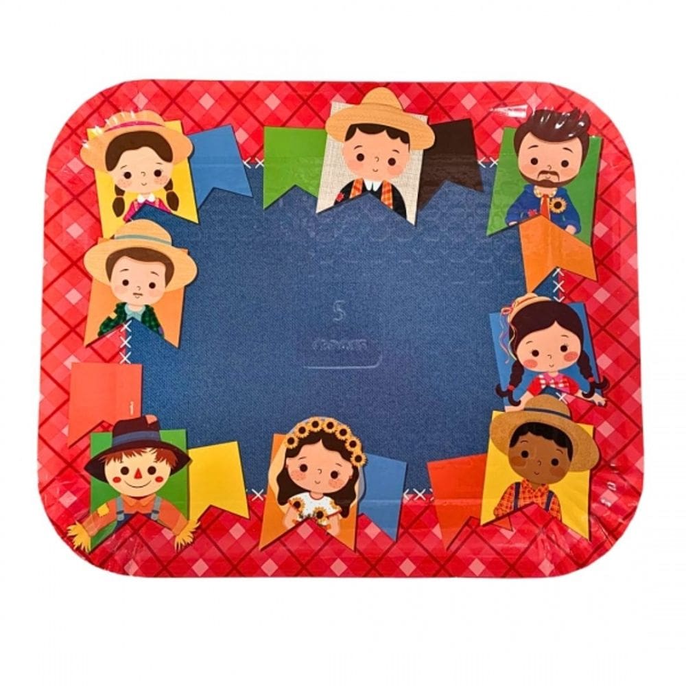 Bandeja Laminada N 5 Quadrilha Cromus Un