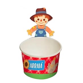 Copinho Quadrilha 100ml comcinta Cromus 8un