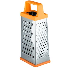 Ralador de Cozinha Inox 4 Lados Retangular Queijos Vegetais