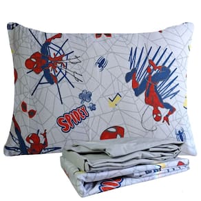 Jogo de Cama Infantil Spider Man 100% Algodão Solteiro Estampado 3 Peças Lepper