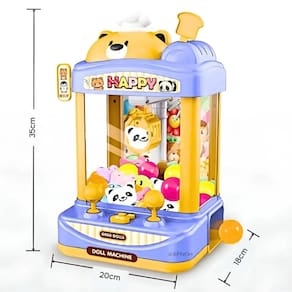 Mini Máquina Garra Urso Pegar Bichinhos Pelúcia Infantil Usb