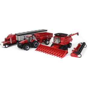Kit Miniaturas Agrícolas 1/64 Colheitadeira/Trator/Caminhão