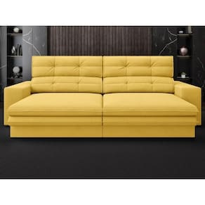 Sofá Pegasus 2,50m Assento Retrátil e Reclinável Velosuede - NETSOFAS