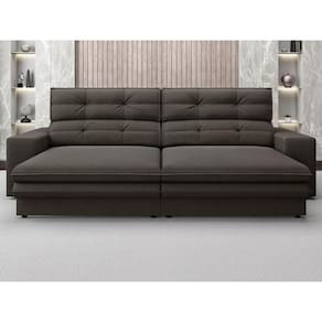 Sofá Pegasus 2,50m Assento Retrátil e Reclinável Velosuede - NETSOFAS