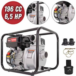 Motobomba Gw200b 2" à Gasolina 196cc 6,5hp 4t 25mca