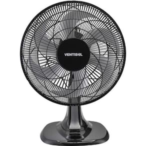 Ventilador De Mesa 40cm Com 6 Pás 127v Preto/cinza Ventisol