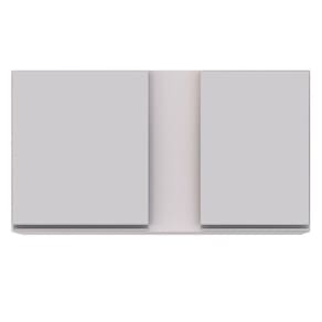 Armário Aéreo 100cm 2 Portas Indiana Branco
